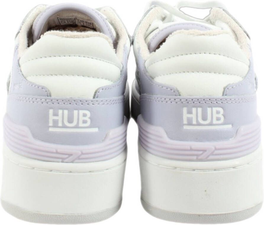 Hub Smash Dames Schoenen Wit Maat: 38.5 Leer Foot Locker