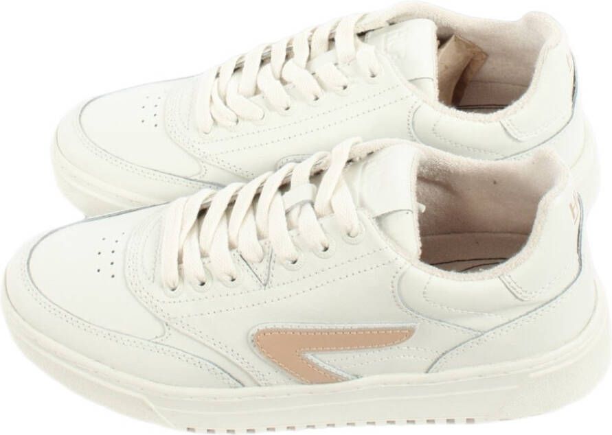 Hub Duke Dames Schoenen Wit Maat: 38.5 Leer Foot Locker