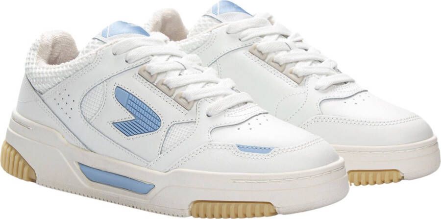 Hub Thrill | White Clear Sky Wit Leer Lage sneakers Dames