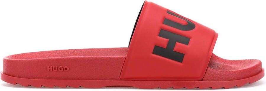 HUGO Slippers met labeldetails model 'MATCH'