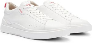 HUGO Sneakers van leer met labeldetails model 'Blake'