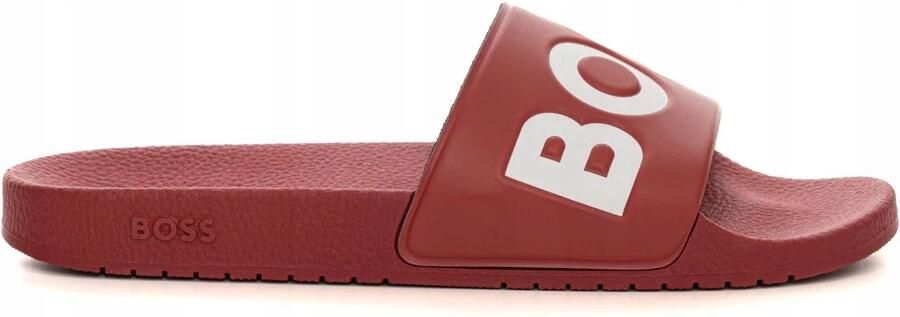 Hugo Boss Heren Slippers Rood Origineel