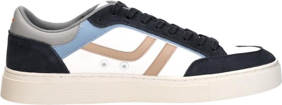 BOSS Sneakers laag 'Rhys_Tenn' marine blauw denim mokka wolwit
