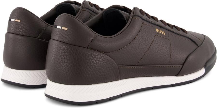BOSS Sneakers laag 'Nitan' chocoladebruin
