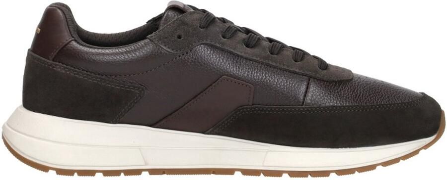 Hugo Boss Vinston Runner Sneakers Laag donkerbruin