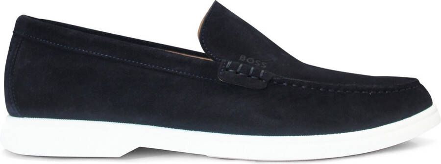 Hugo Boss InstapSchoen Blauw Mannen Lente Zomer Collectie Suède - Foto 3