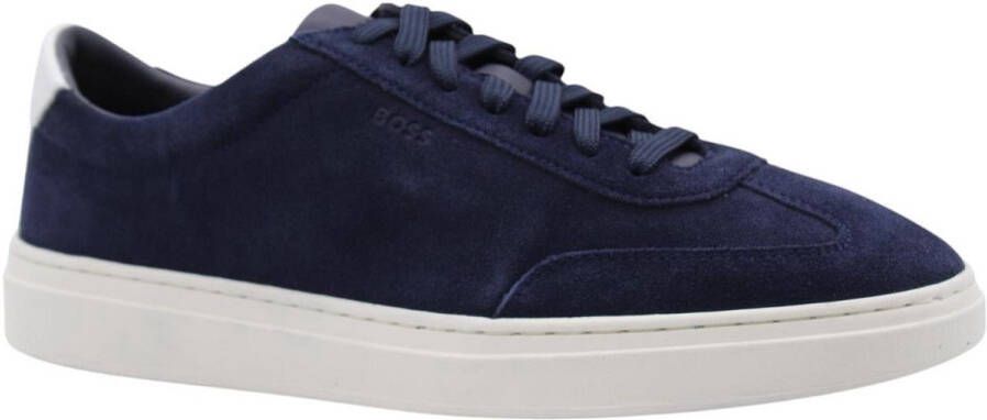 Boss Sneakers met labelprint model 'Titanium'