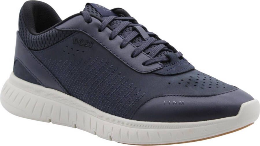 Boss Lage Sneakers Titanium Runn Trainers Dark Blue
