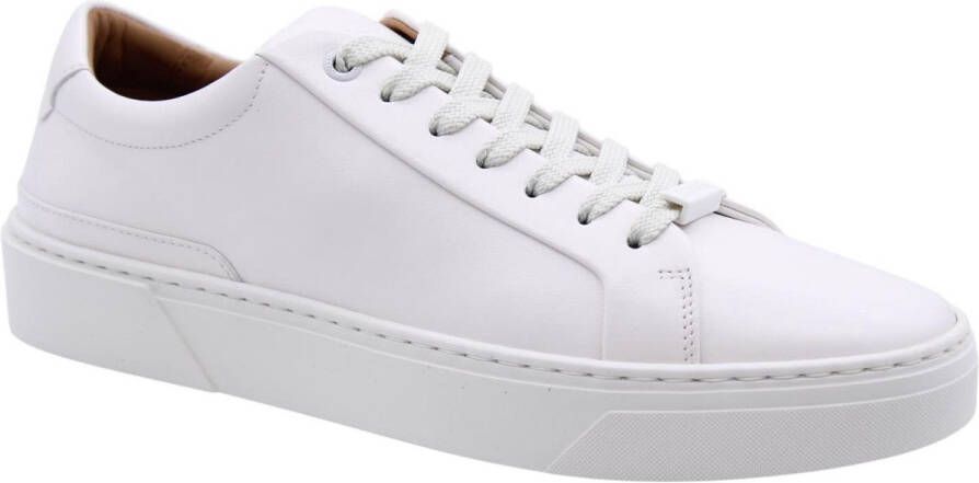 BOSS Lage Sneakers Heren Baltimore_tenn Maat: 41 Materiaal: Leer Kleur: Beige