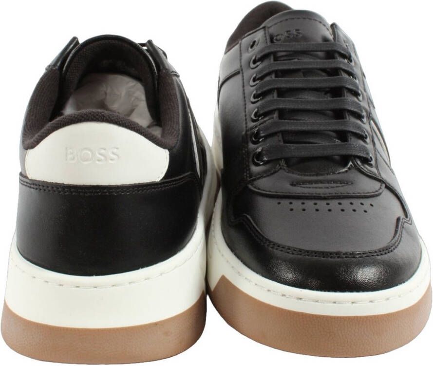 Hugo Boss Basketbal-geïnspireerde Stijlvolle Sneakers Black Heren