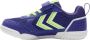 Hummel Aero Team 2.0 Velcro kinderen Sportschoenen Volleybal Indoor blauw - Thumbnail 1