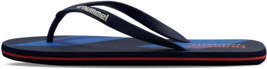 Hummel Chevron Slippers Blauw Man