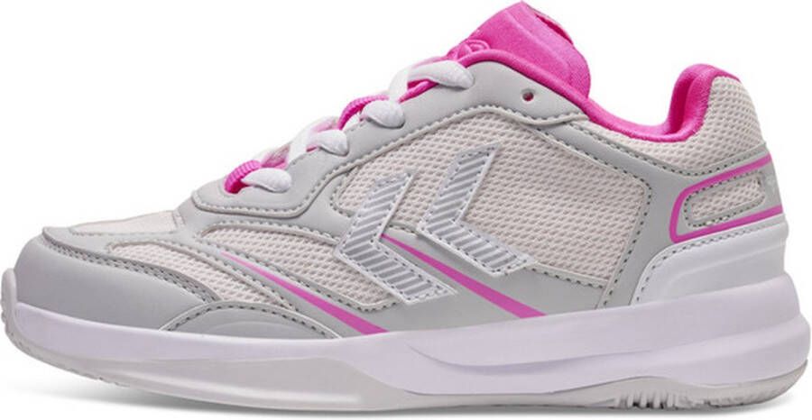 hummel Dagaz 2.0 kinderen Sportschoenen Volleybal Indoor roze wit