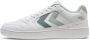 Hummel Damen Sneaker flach St. Power Play Wmns White Silt Green - Thumbnail 1