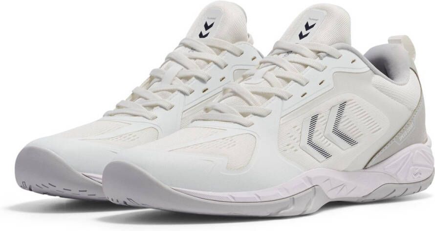 Hummel Hallenschuhe Handball Speed Court 228236 White Grey