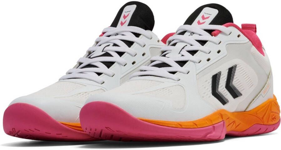 Hummel Hallenschuhe Handball Speed Court 228236 White Pink
