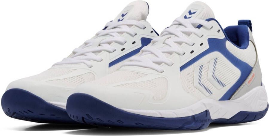 Hummel Hallenschuhe Handball Speed Court 228236 White True Blue