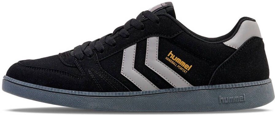 Hummel Handball Perfekt Synthetic Suede Schoenen Zwart Man