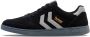 Hummel Handball Perfekt Synthetic Suede Schoenen Zwart Man - Thumbnail 1