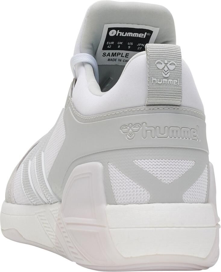Hummel Algiz Sportschoenen Volleybal Indoor wit grijs