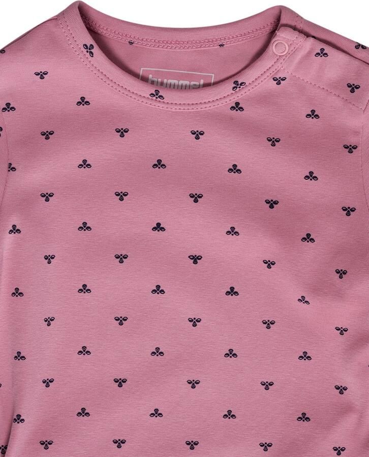Hummel Baby romper met lange mouwen Mini AOP