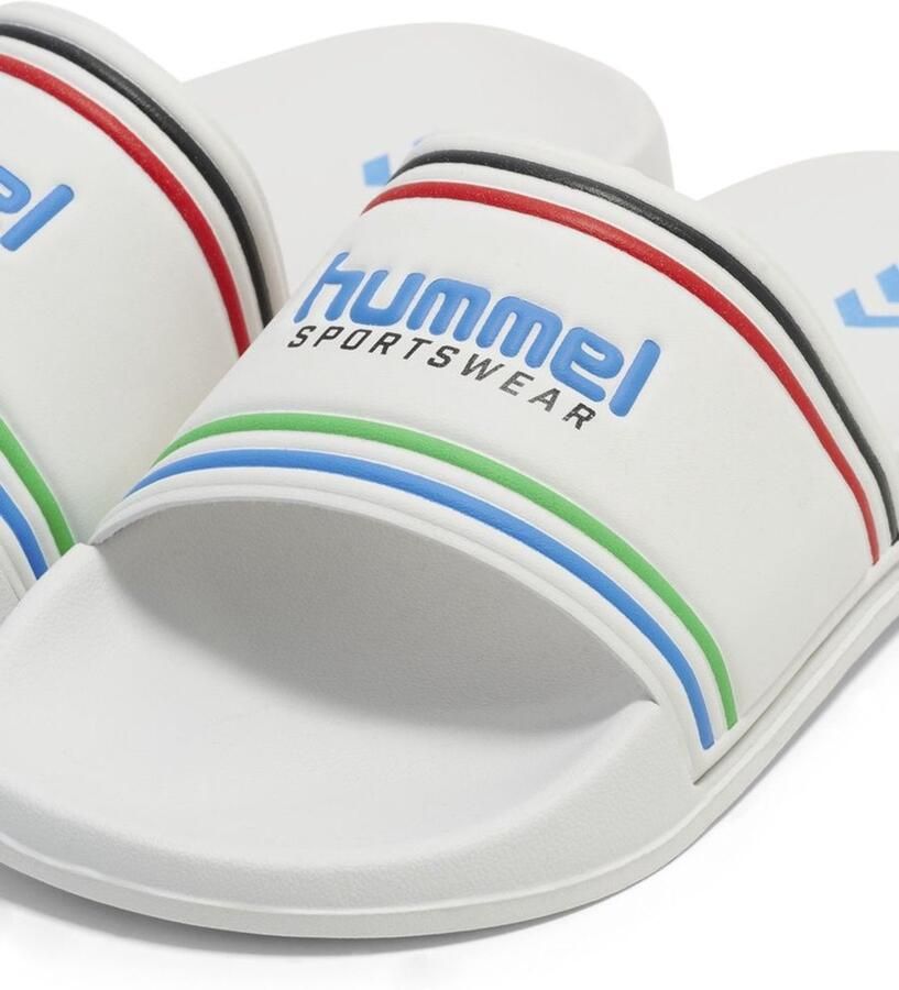 Hummel Badeschuhe Pool Slide Rt 228340 White Multicolor