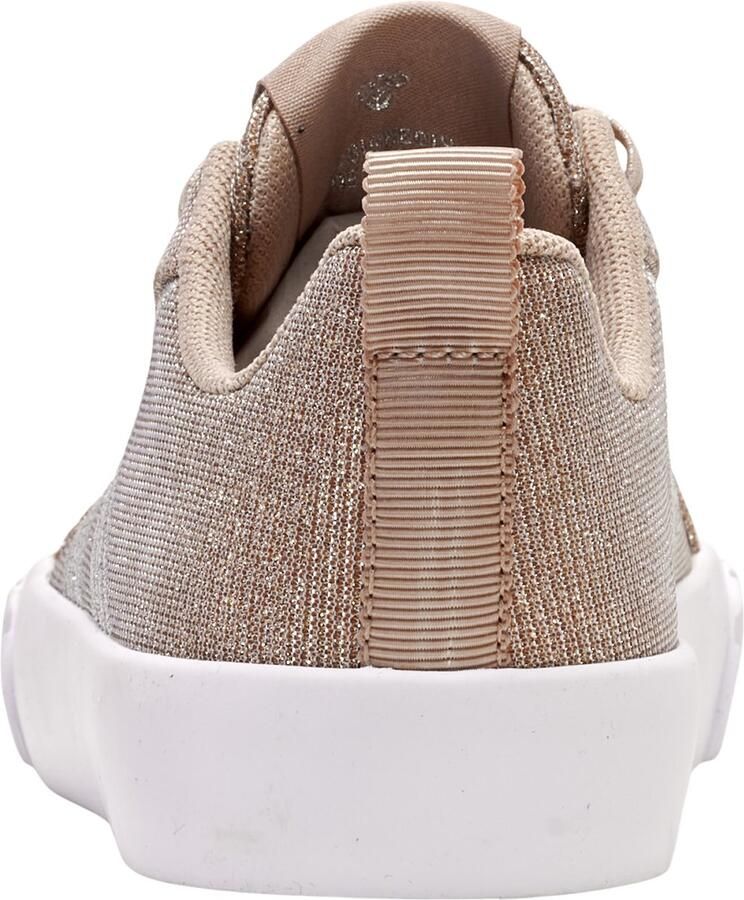 Hummel kindersneaker Base Court Point Glitter Jr. roze - Foto 2