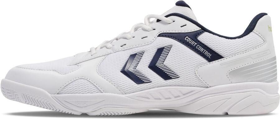 Hummel Hallenschuhe Handball Court Control Ii 225341 White Black Iris - Foto 3