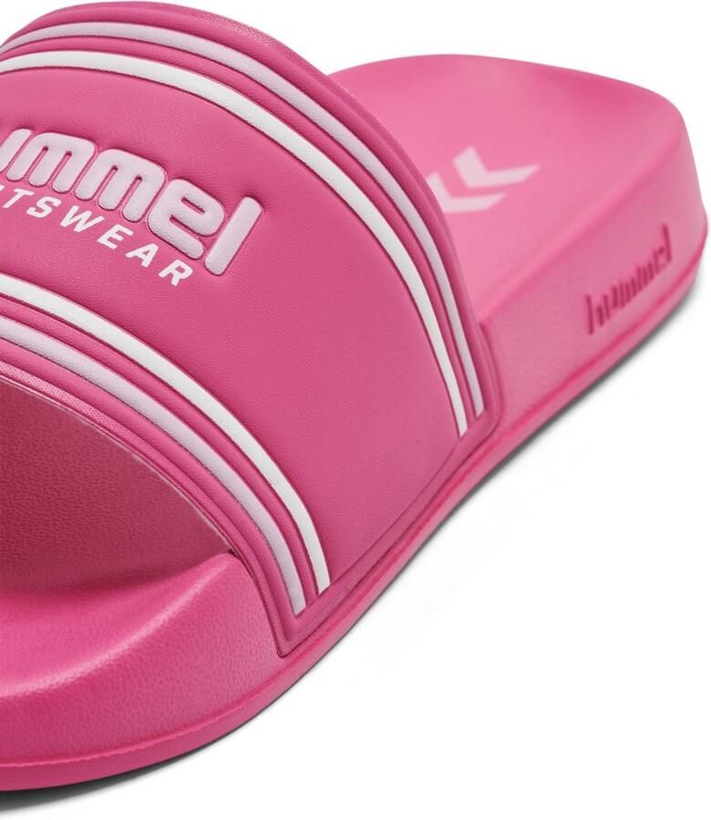 Hummel Damen Badeschuhe Pool Slide Rt 228340 Pink Flambè