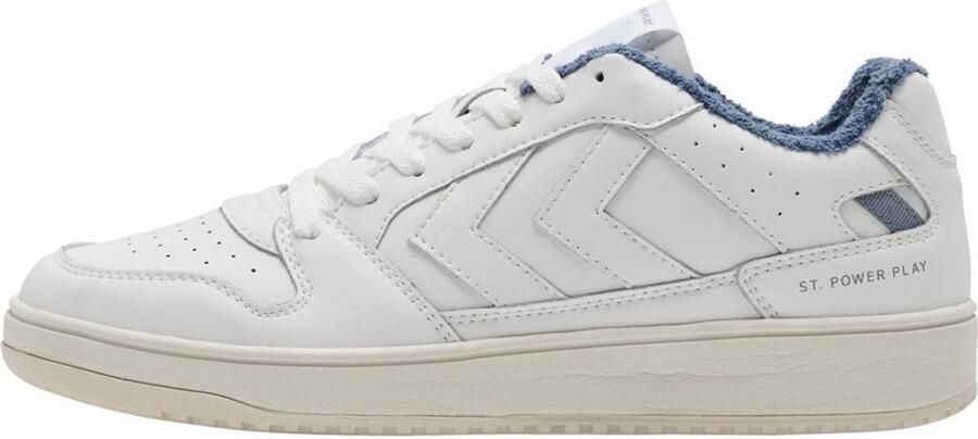 Hummel Damen Sneaker flach St. Power Play Retro White China Blue