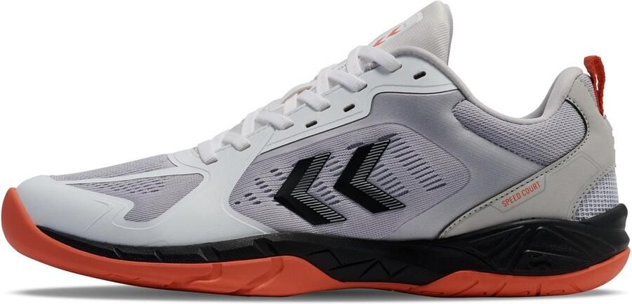 Hummel zaalschoenen Handbal Speed Court 228236 Wit Zwart Rood