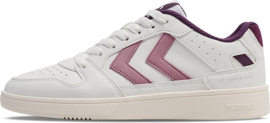 Hummel Sneakers laag 'ST Power Play' lila aubergine wit