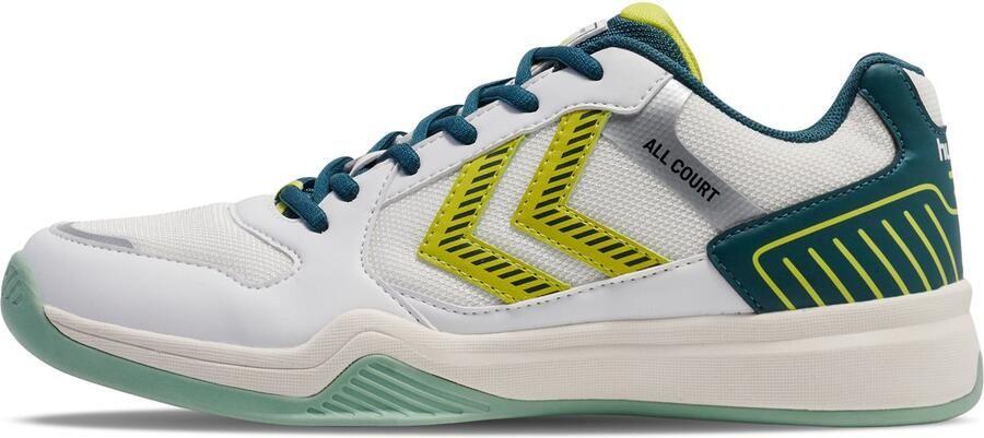 Hummel Hallenschuhe Handball All Court 228237 White Green Yellow