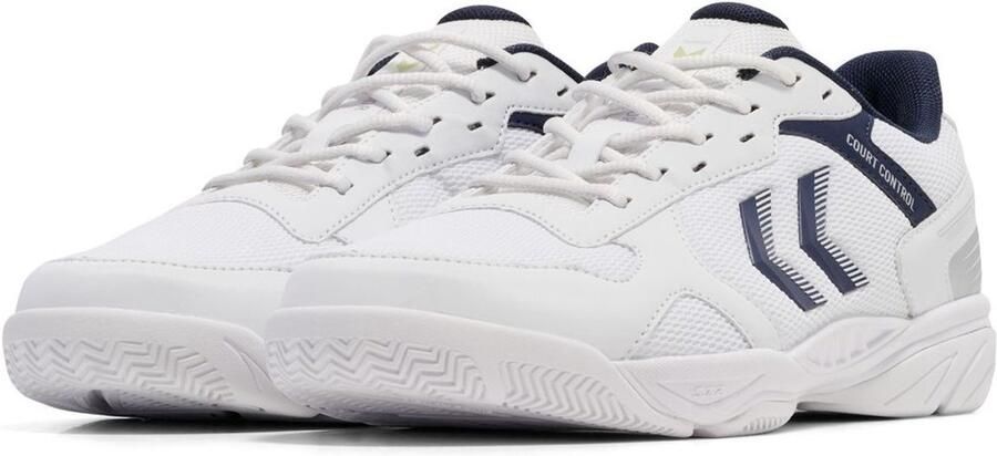 Hummel Hallenschuhe Handball Court Control Ii 225341 White Black Iris