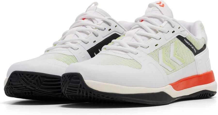 Hummel Hallenschuhe Handball Power Play Pro 225338 Bright White Sharp Green