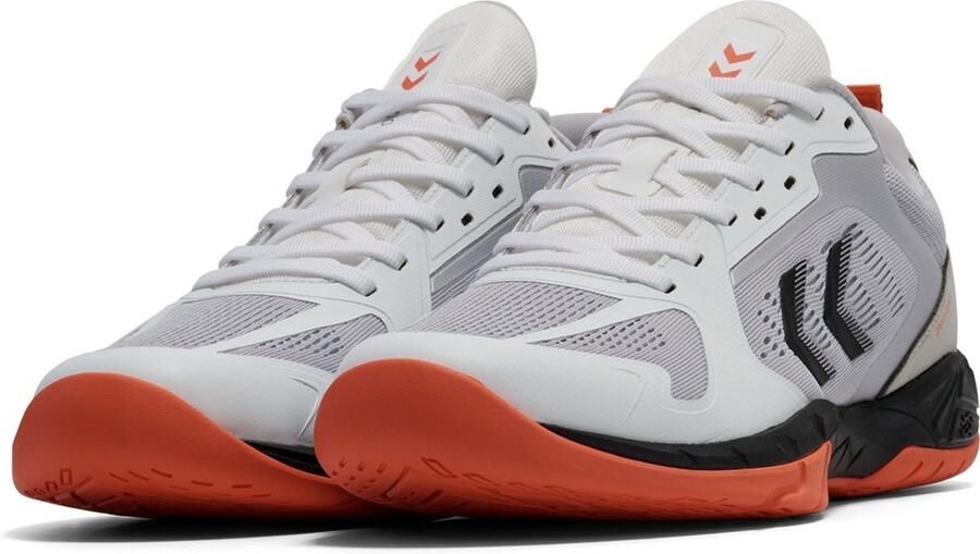 Hummel Hallenschuhe Handball Speed Court 228236 White Black Red - Foto 2