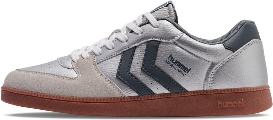 Hummel Sneakers laag 'Handball Perfect' basaltgrijs zilvergrijs greige
