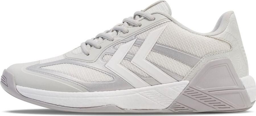 Hummel zaalschoenen Handbal Algiz V Wit Grijs