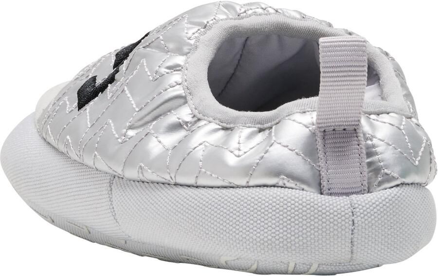 Hummel Kinder Sneakers flach Junior Slipper Silver