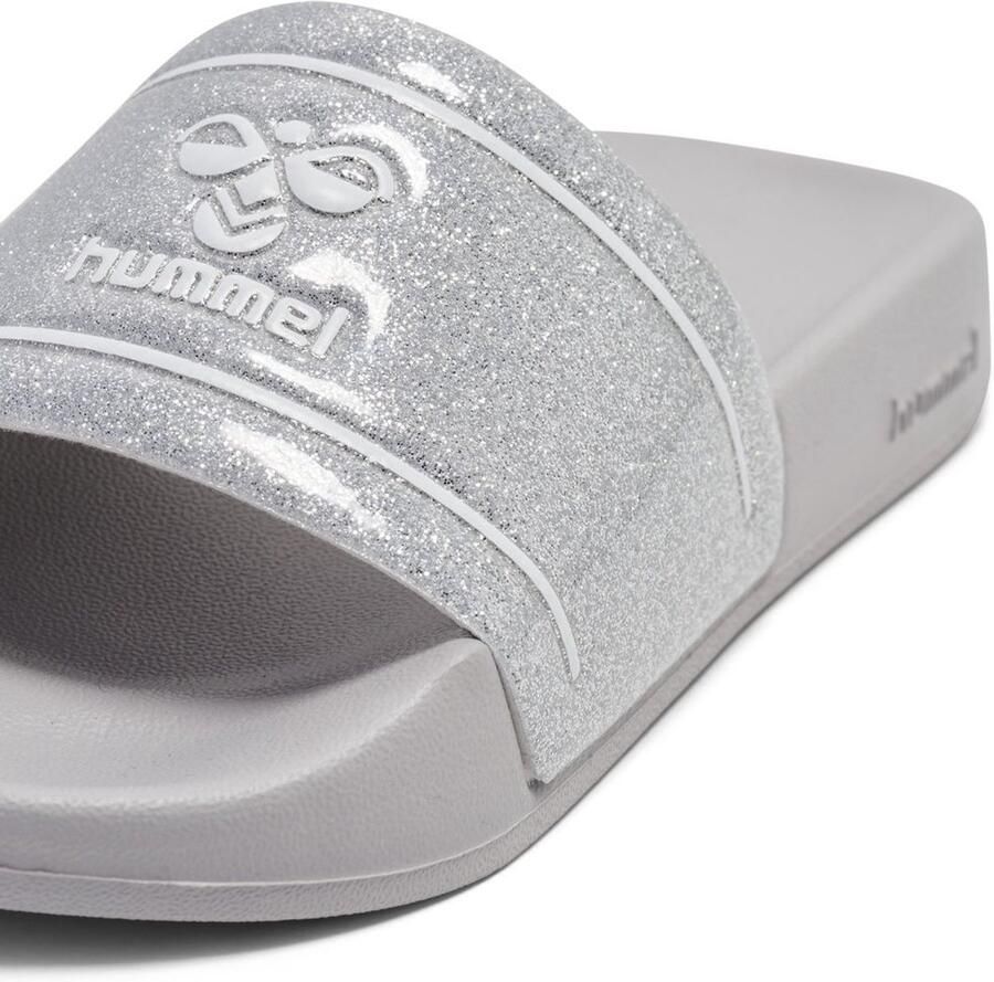 Hummel Kinder Badeschuhe Pool Slide Glitter Jr 228535 Lunar Rock