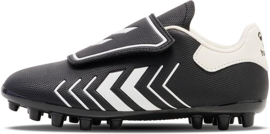 Hummel Kinder Fußballschuhe Hattrick Mg Jr Black White