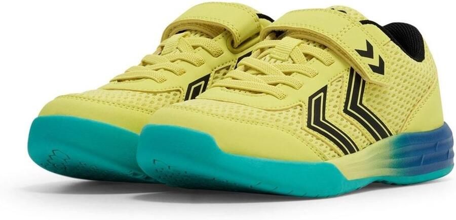 Hummel Kinder Hallenschuhe Handball Multiplay Flex Vc Jr 224853 Limeade Anthacite