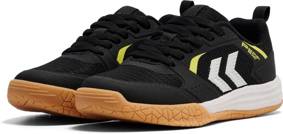 Hummel Kinder Hallenschuhe Handball Piii Power Play Pro Lc Jr 226801 Anthracite Bright Green