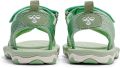 Hummel Kinder Sandalen Sandal Glitter Jr 203306 Frosty Green - Groen