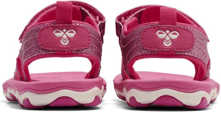 Hummel Kinder Sandalen Sandal Glitter Jr 203306 Pink Flambè