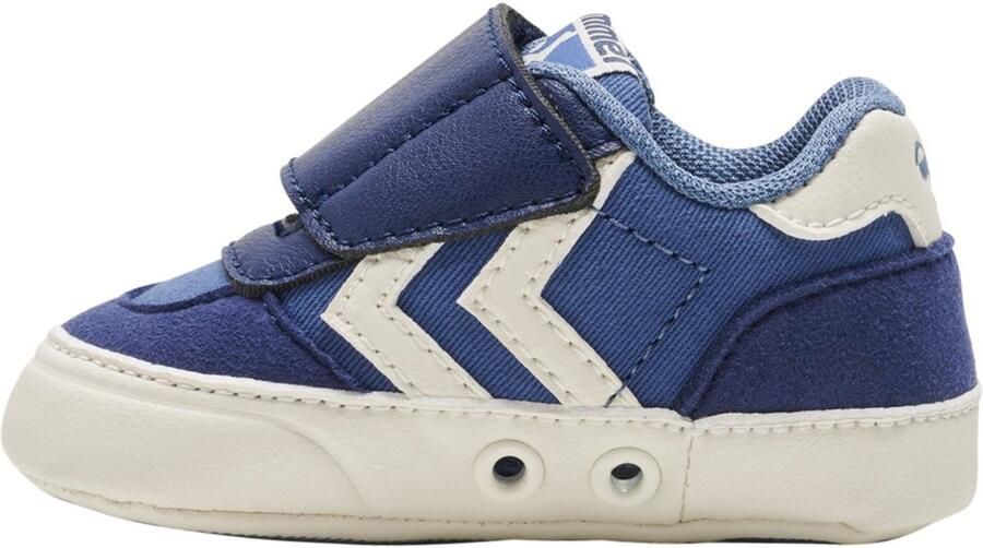 Hummel Kinder Sneakers flach Stadil Low Crib Infant Blue Horizon