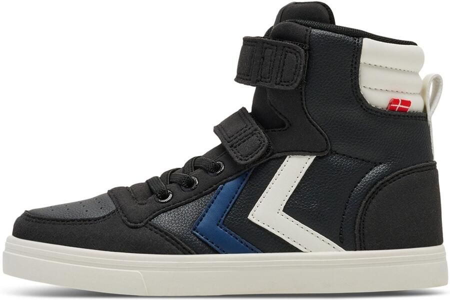 Hummel Kinder Sneakers high Slimmer Stadil Leather High Jr Black Blue - Foto 2