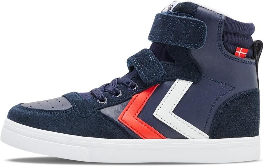 Hummel Kinder Sneakers high Slimmer Stadil Leather High Jr Peacoat