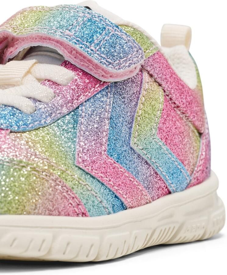 Hummel Kinder Sneakers low Crosslite Glitter Infant 231652 White Multicolor