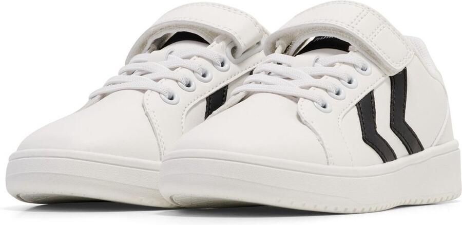 Hummel kindersneakers laag model Derby Court Jr zwart